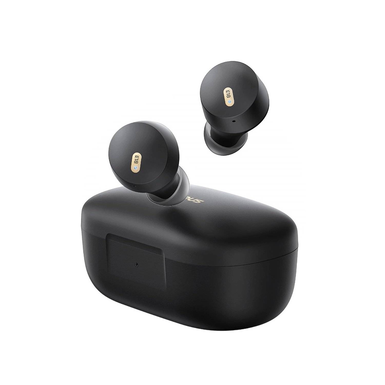 In-Ear-Kopfhörer Baseus Bowie E18 kabellose TWS ENC IPX4 Kopfhörer Bluetooth 5.3 Schwarz