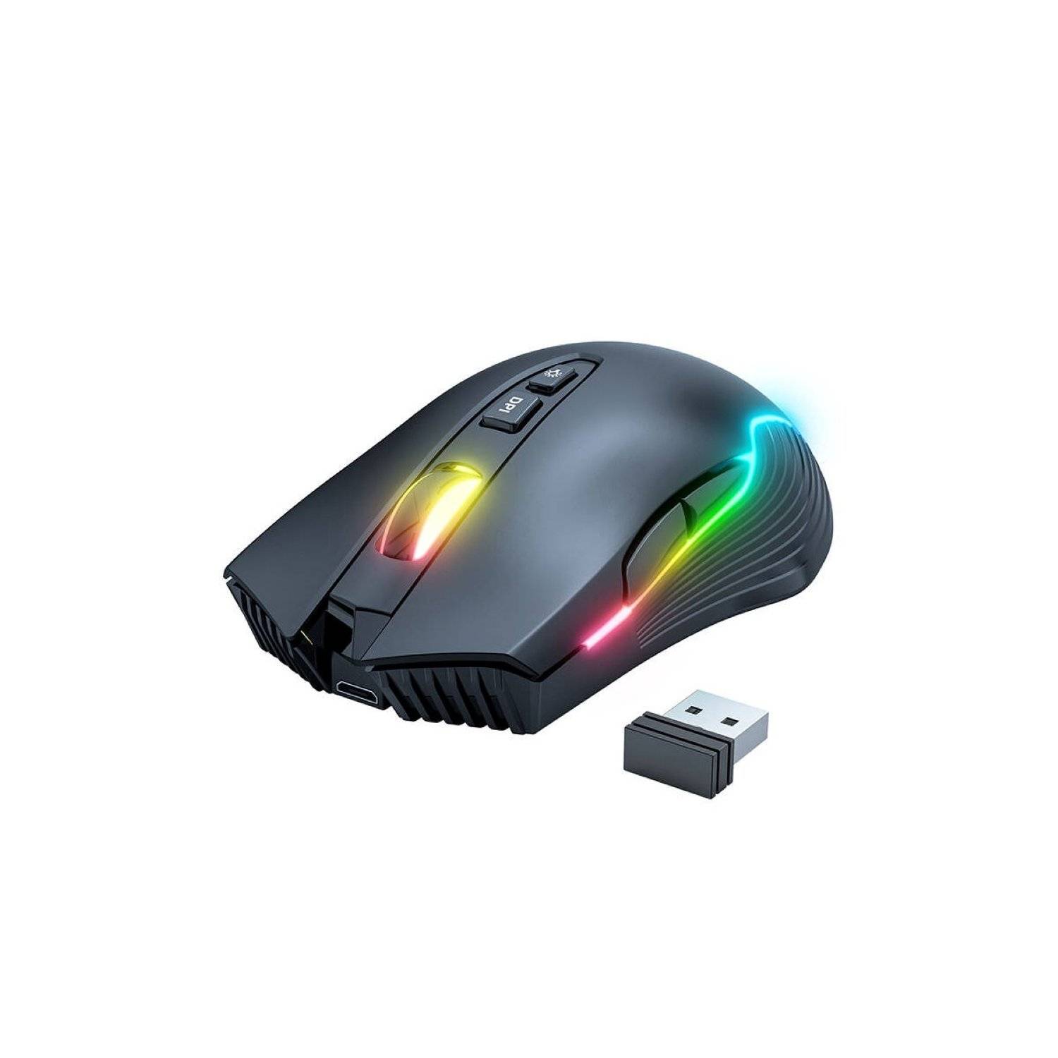ONIKUMA CW905 Gaming Maus Schwarz - Bluetooth Maus - Gaming ohne Kabel
