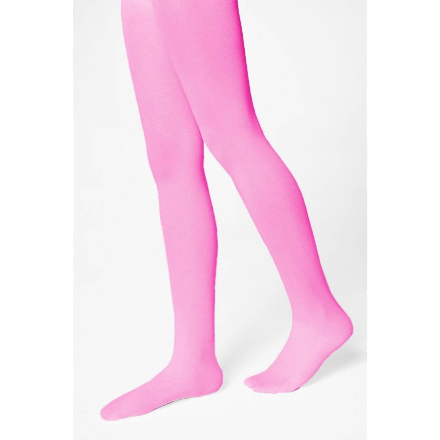 Strumpfhosen 60 DEN für Mädchen Tights bequeme und strapzierfähige Strümpfe aus Mikrofaser Pink 134/140