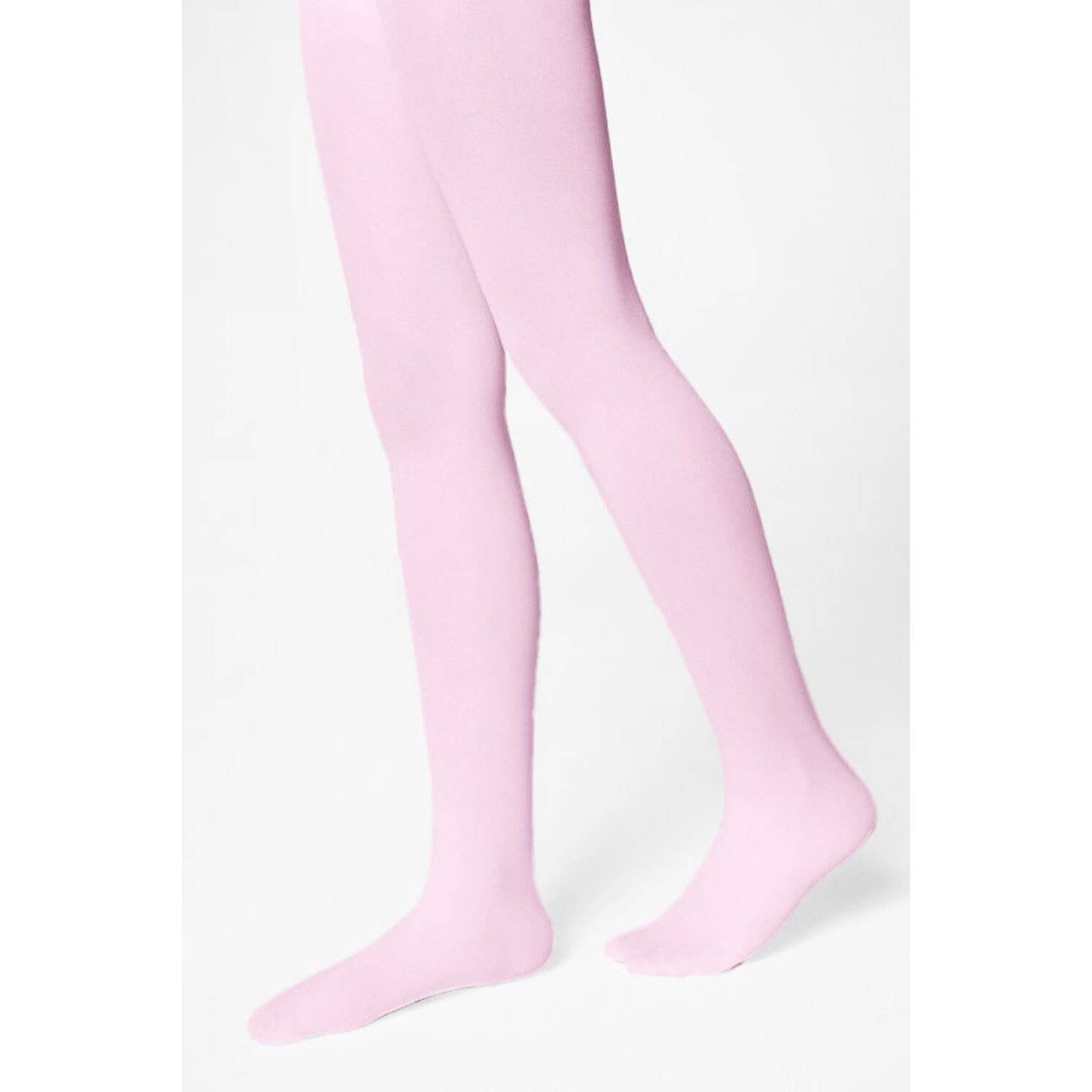 Strumpfhosen 60 DEN für Mädchen Tights bequeme und strapzierfähige Strümpfe aus Mikrofaser Rosa 146/152