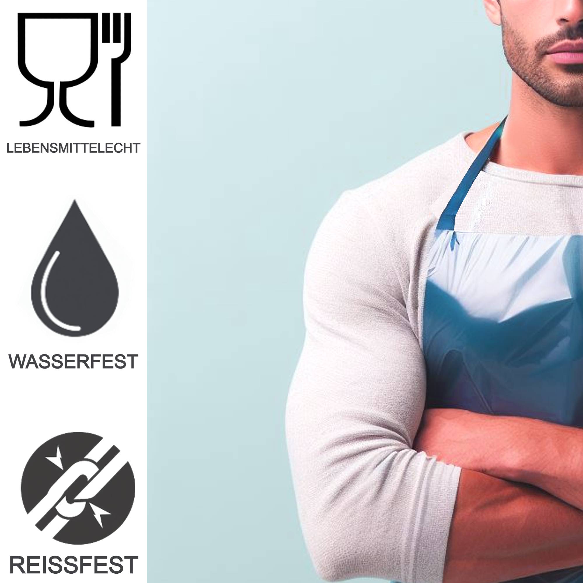 200 STÜCK Einweg Schürzen Einwegschürzen Hygiene Schutz Bekleidung Schürze Arbeitskleidung Arbeitsschürzen