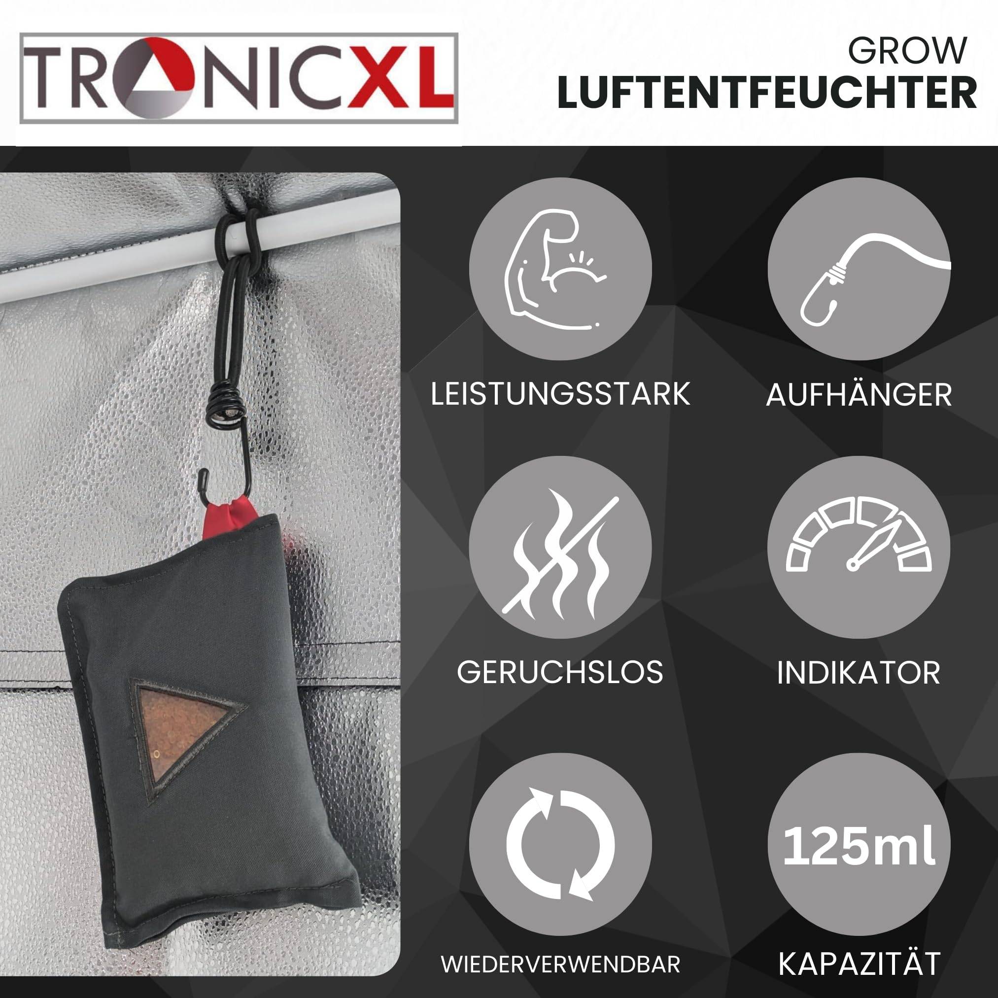 Luftentfeuchter für Growbox wiederverwendbar Grow Grown Grow Zelt Schrank Zubehör