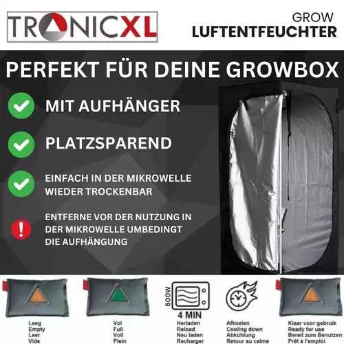 2x Luftentfeuchter für Growbox wiederverwendbar Grow Grown Grow Zelt Schrank Zubehör 2x Luftentfeuchter für Growbox wiederverwendbar Grow Grown Grow Zelt Schrank Zubehör
