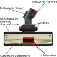 Staubsauger Staubsaugerdüse Zubehör Ersatzteil für SBD 285 Bürste Miele Cat & Dog 800 5000 S4 Team Spirit S 323i 7100 Staubsauger Staubsaugerdüse Zubehör Ersatzteil für SBD 285 Bürste Miele Cat & Dog 800 5000 S4 Team Spirit S 323i 7100