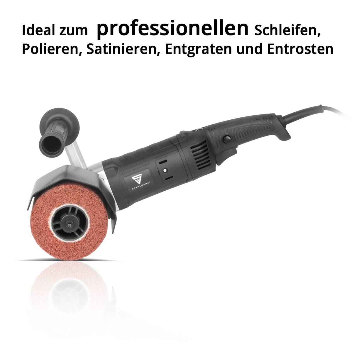 STAHLWERK Satiniermaschine SM-1500 ST mit 1.500 W Leistung und 600 - 3.200 U/min