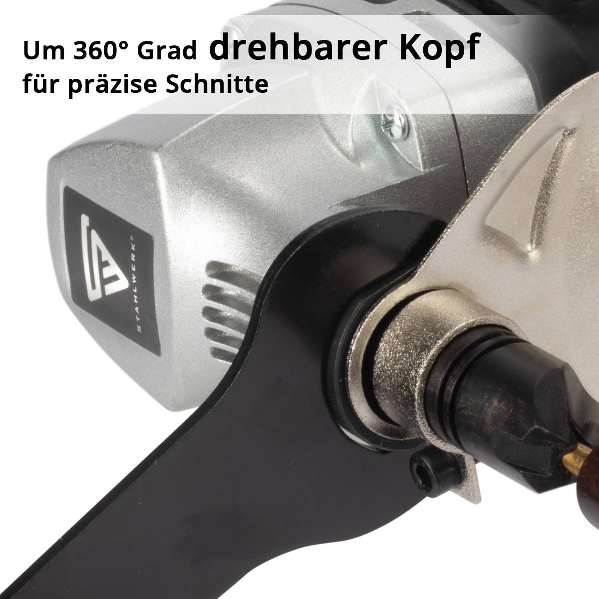 STAHLWERK Blechknabber BK-600 ST mit 600W und 2.000 U/min bis 2,5mm Schnitttiefe