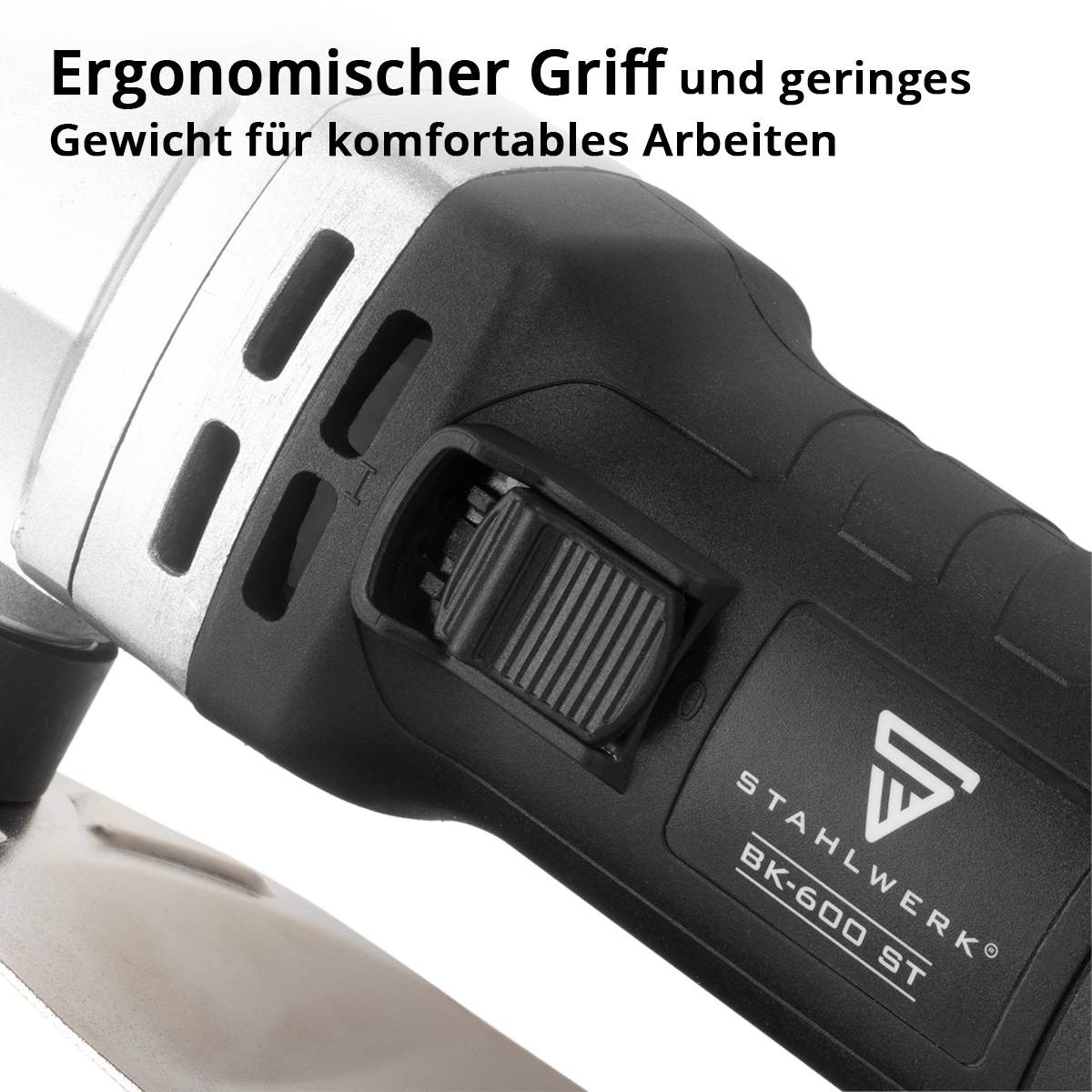 STAHLWERK Blechknabber BK-600 ST mit 600W und 2.000 U/min bis 2,5mm Schnitttiefe