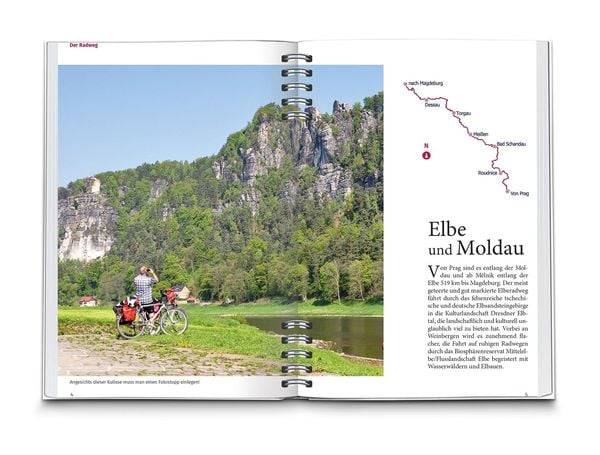 KOMPASS Radreiseführer Elberadweg, Von Prag nach Magdeburg