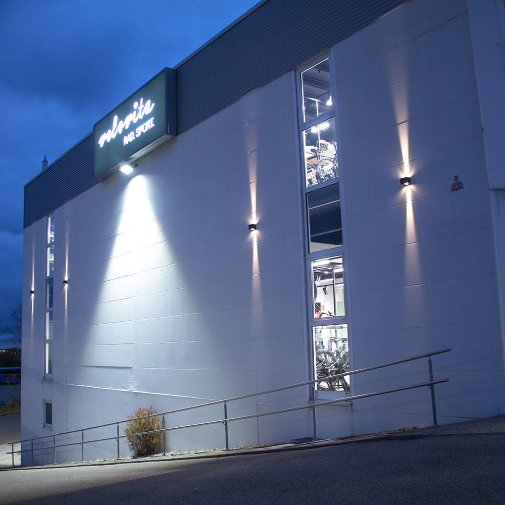 DOTLUX LED-Wandleuchte BEAMO 10W 3000K anthrazit