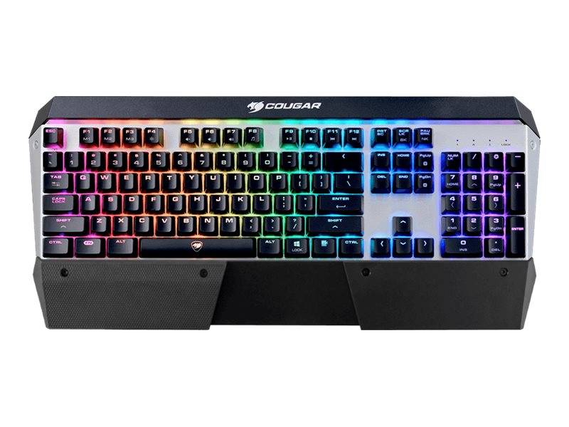 Cougar Attack X3 RGB - Tastatur - full size - Hintergrundbeleuchtung