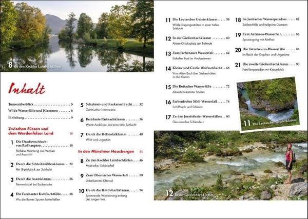 Wilde Wasserfälle und Klammen in den Bayerischen Hausbergen