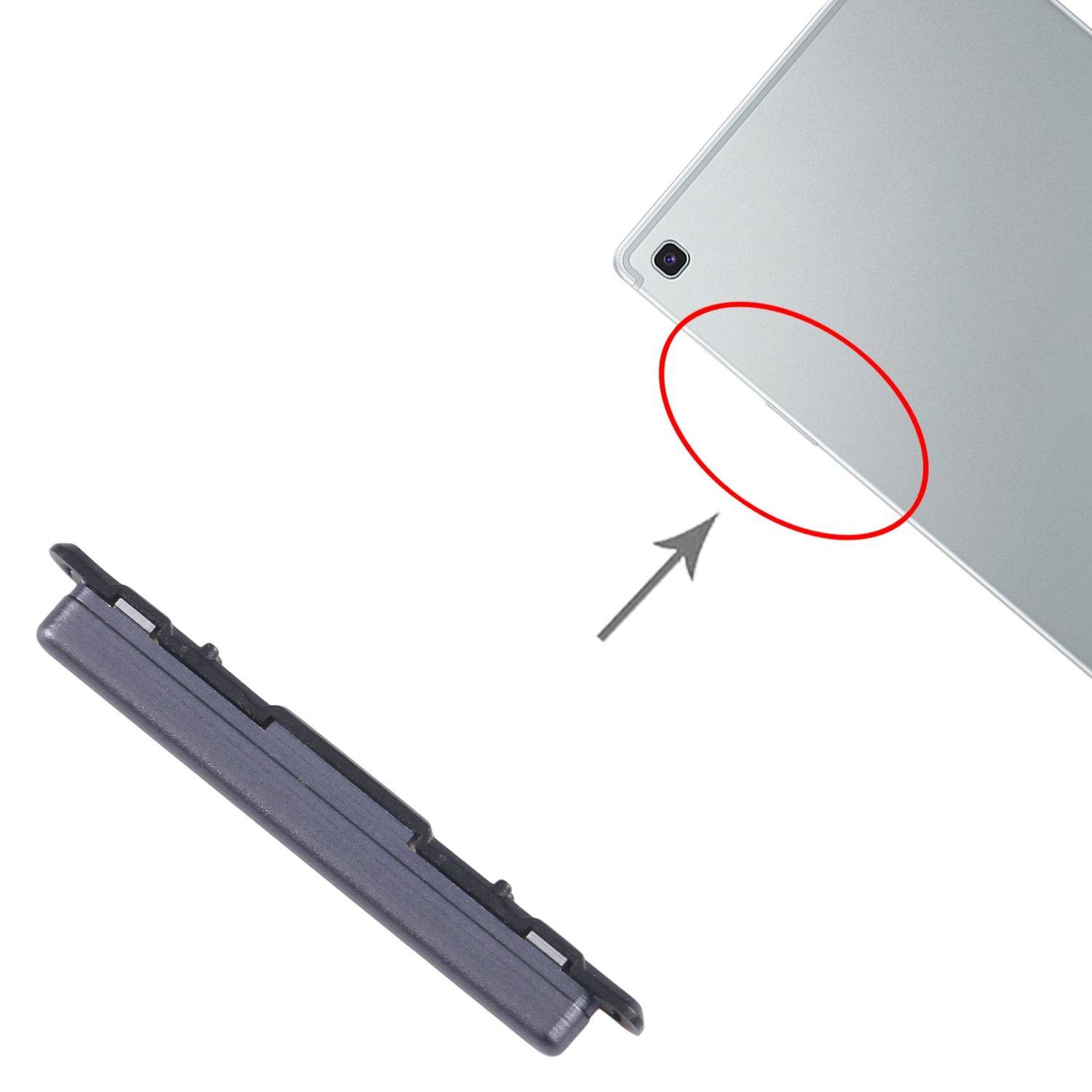 Für Samsung Galaxy Tab S5e SM-T725 Lautstärke Knopf Button Ersatzteil Schwarz