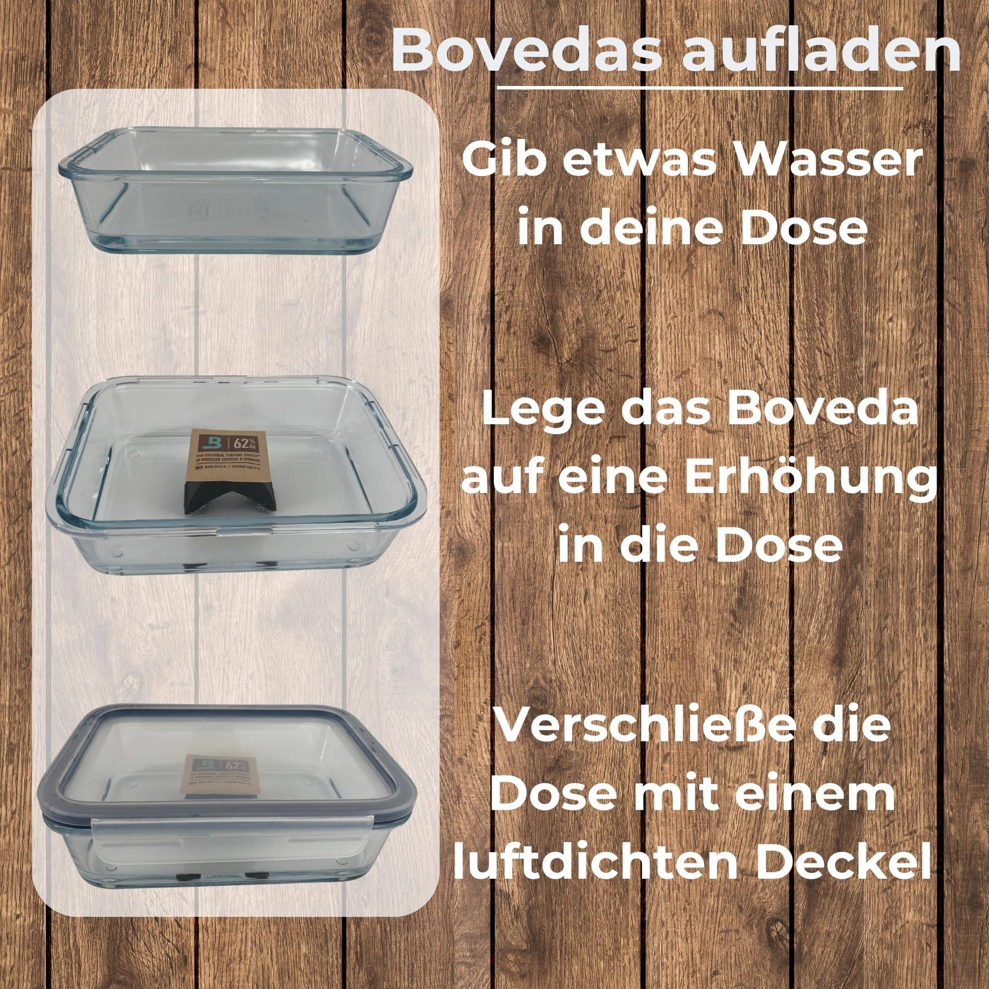 4 Stück Größe 4 I 62% Boveda Pack Box Aufbewahrung Grow Feuchtigkeitsregler für Ernte