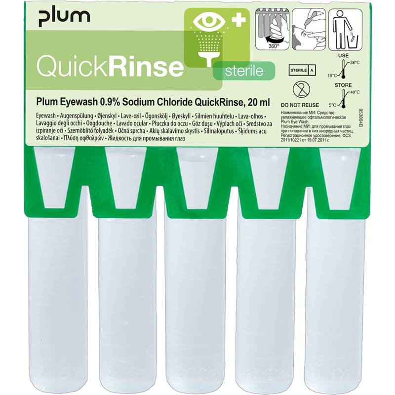 Leina Augenspül-Ampulle QuickRinse, 5 x 20 ml