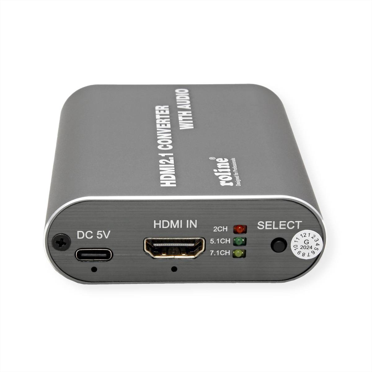 ROLINE HDMI 8K Audio Extraktor, LPCM 7.1