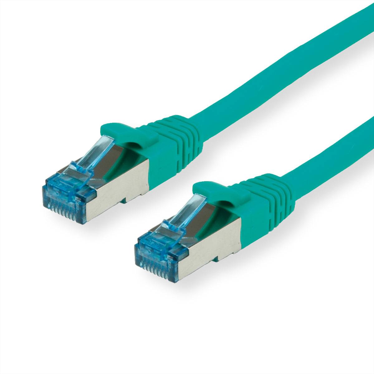 VALUE - S/FTP PiMF Patchkabel Kat.6A Kl. EA gruen 0.15m - FTP - PIMF