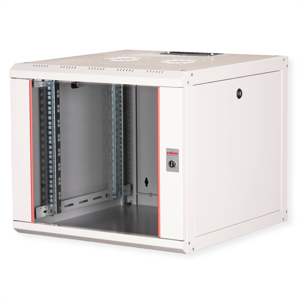 ROTRONIC-SECOMP - Roline Pro - Gehäuse - geeignet für Wandmontage - Hellgrau, RAL 7035 - 19U - 48.3 cm (19"")