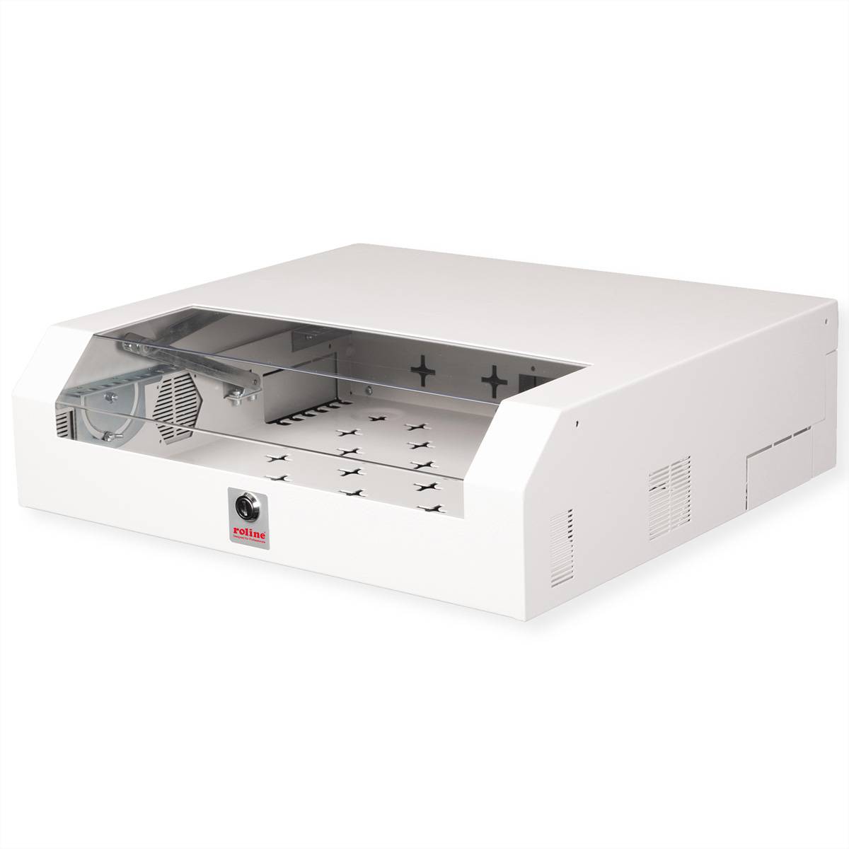 ROTRONIC-SECOMP - Roline Basic - Gehäuse - geeignet für Wandmontage - RAL 7035, Hellgrau - 5U - 48.3 cm (19"")