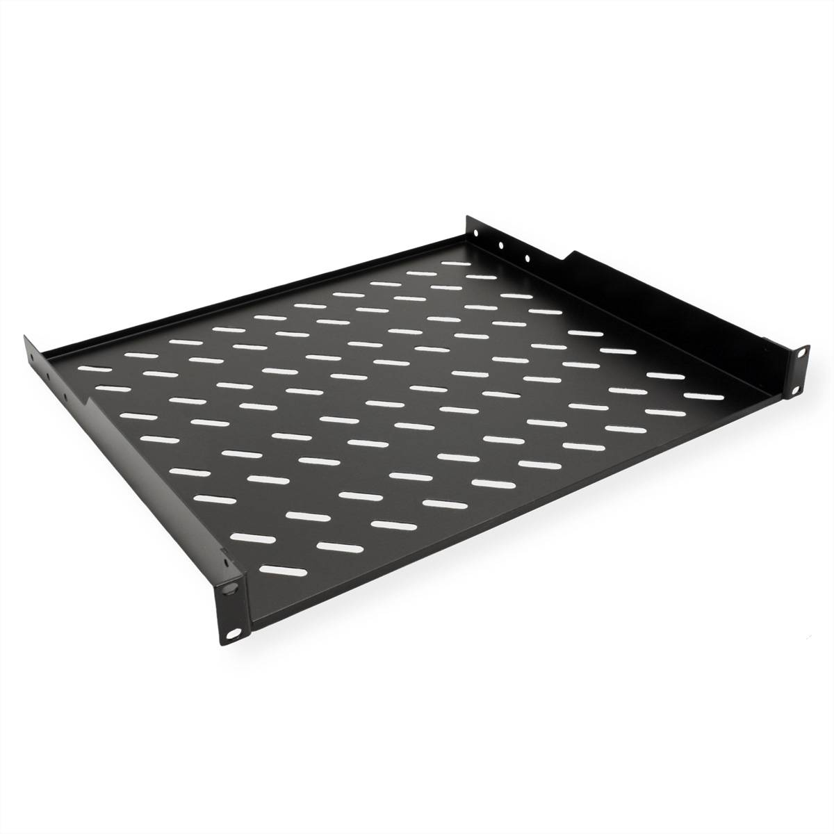 Roline - Rack - Regal - 400 mm tief, Tragfähigkeit 15 kg - RAL 9005, Jet Black - 1U - 48.3 cm (19"")