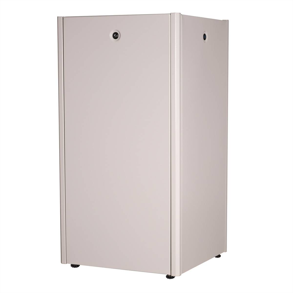 ROLINE 19-Zoll Netzwerkschrank Basic 22 HE, 600x600 BxT Glastür grau