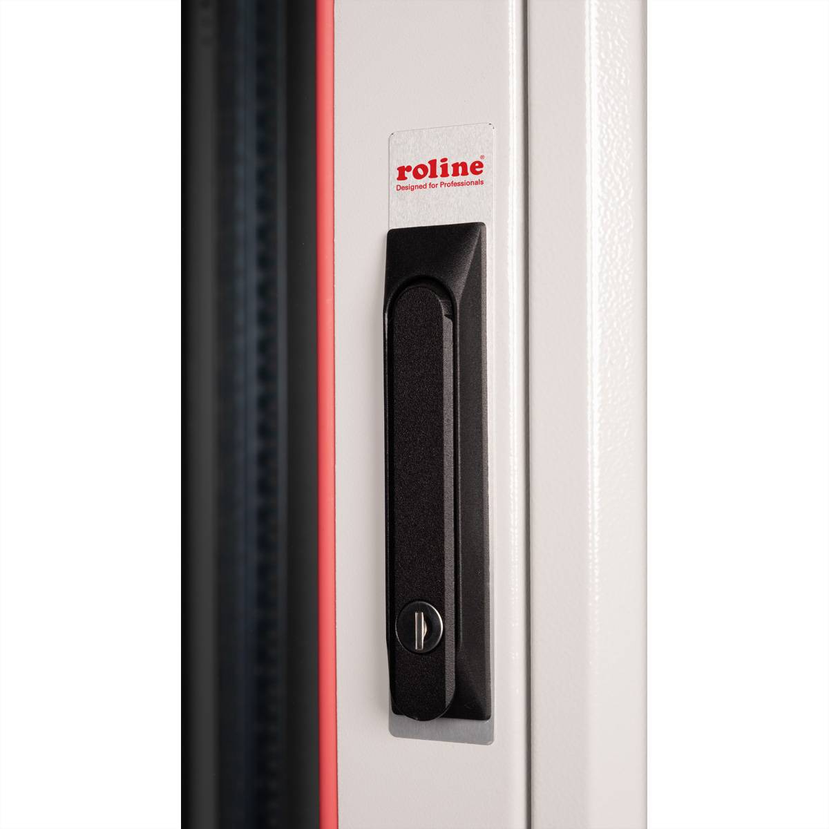 ROLINE 19-Zoll Netzwerkschrank Basic 22 HE, 800x800 BxT Glastür grau