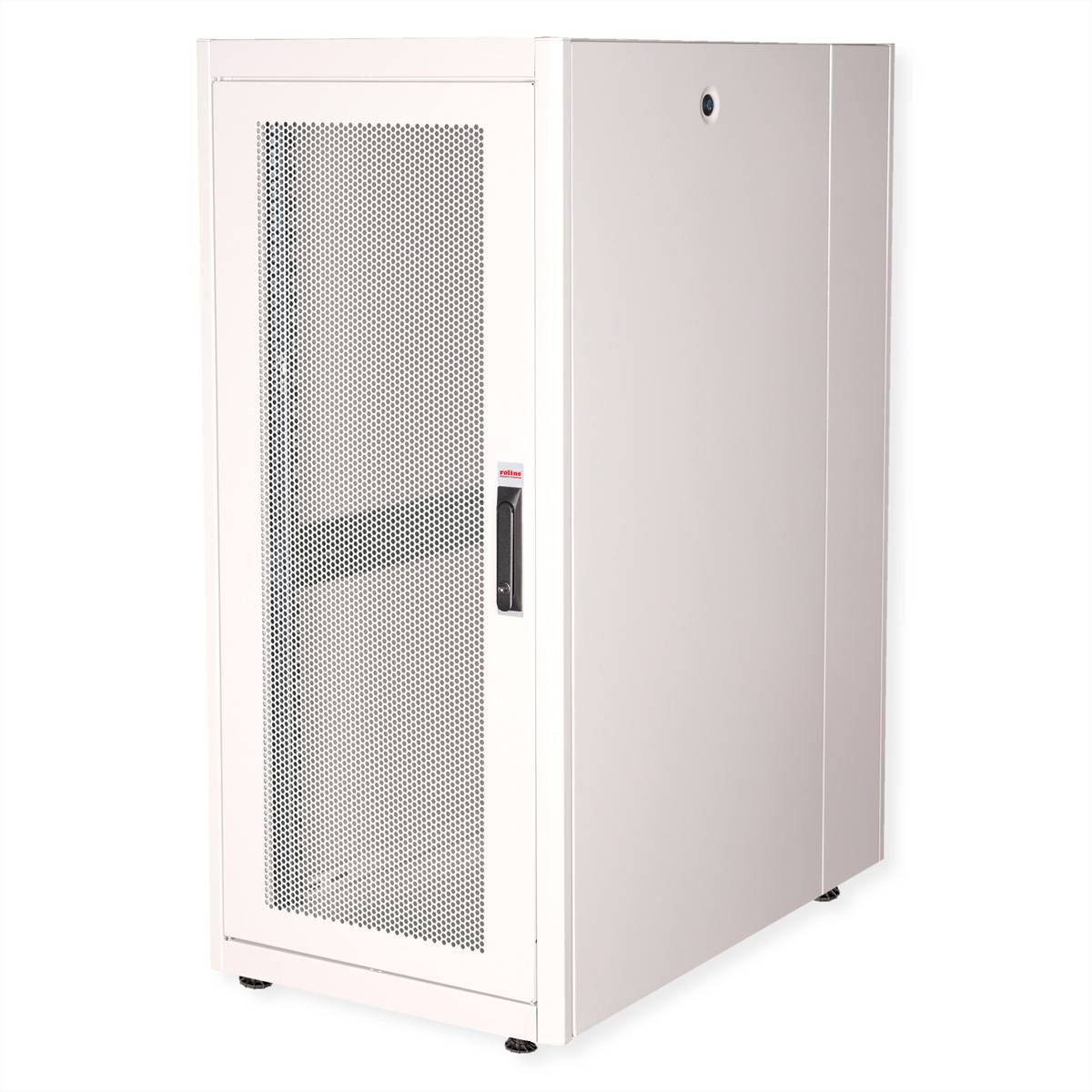 ROTRONIC-SECOMP - Roline Basic - Schrank Netzwerkschrank - perforated door, 600x1000 WxD - RAL 7035, Hellgrau - 26U - 48
