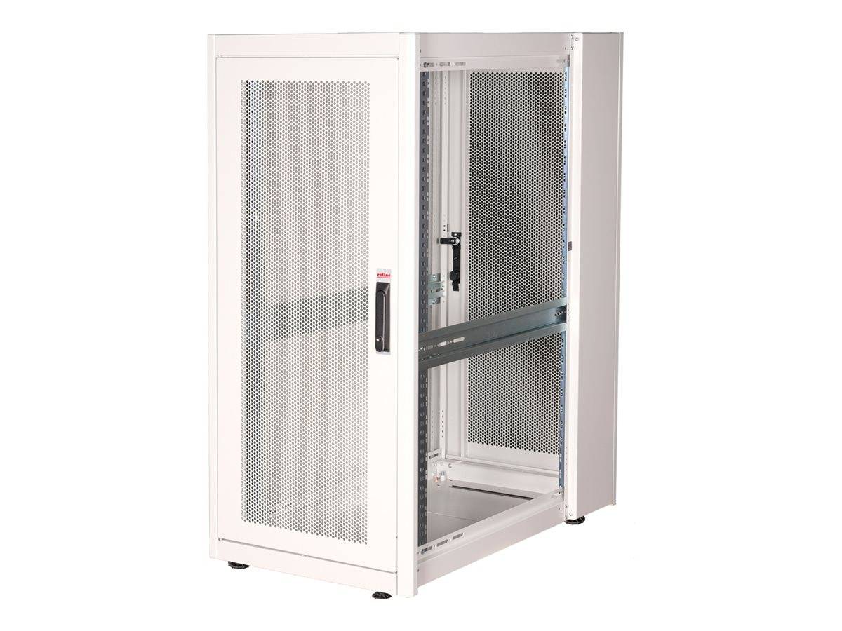 ROTRONIC-SECOMP - Roline Basic - Schrank Netzwerkschrank - perforated door, 600x1000 WxD - RAL 7035, Hellgrau - 26U - 48
