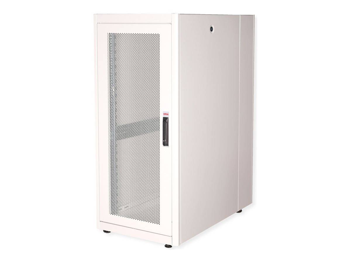 ROTRONIC-SECOMP - Roline Basic - Schrank Netzwerkschrank - perforated door, 600x1000 WxD - RAL 7035, Hellgrau - 26U - 48