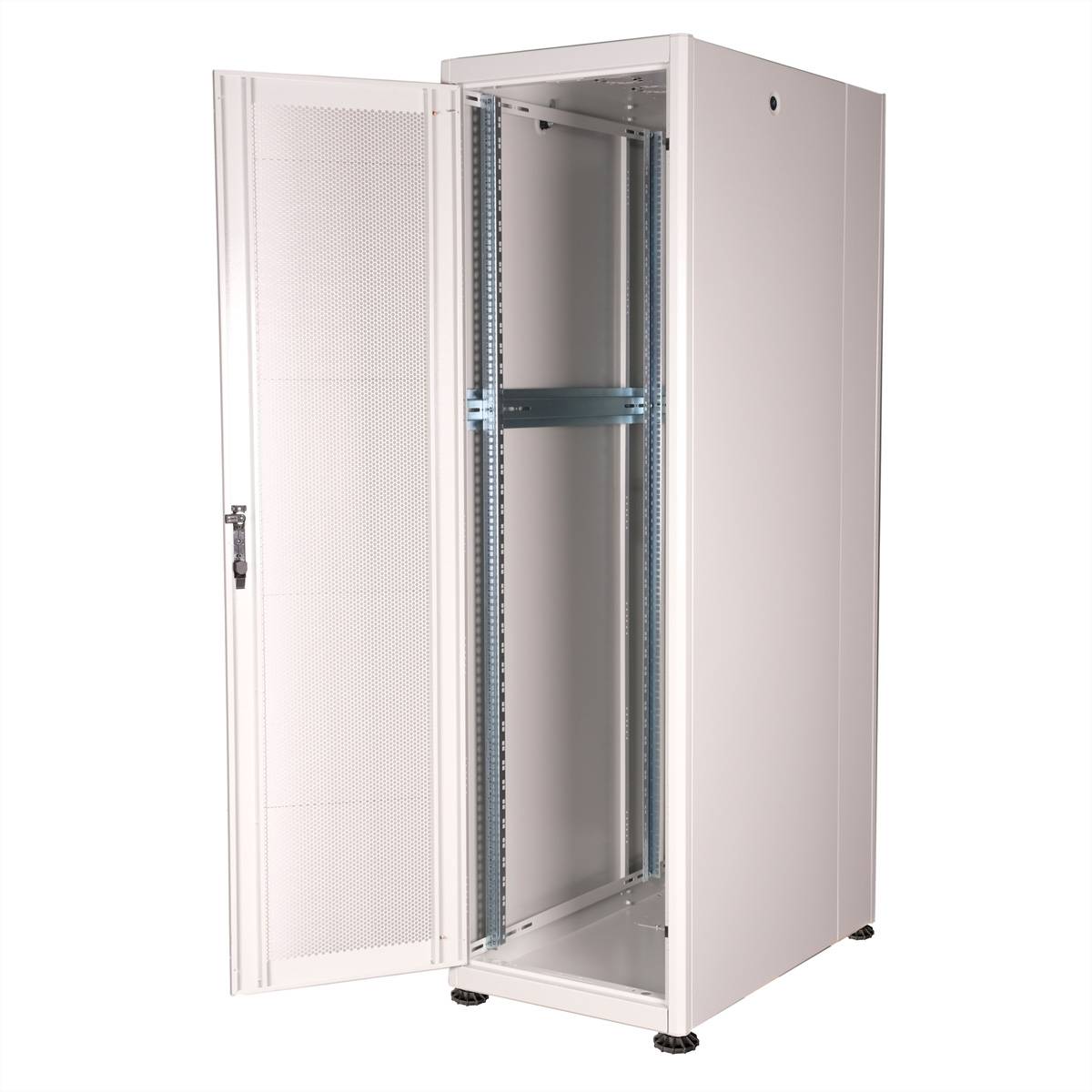 ROLINE 19-Zoll Serverschrank Basic 42 HE, 600x1000 BxT perforiert grau