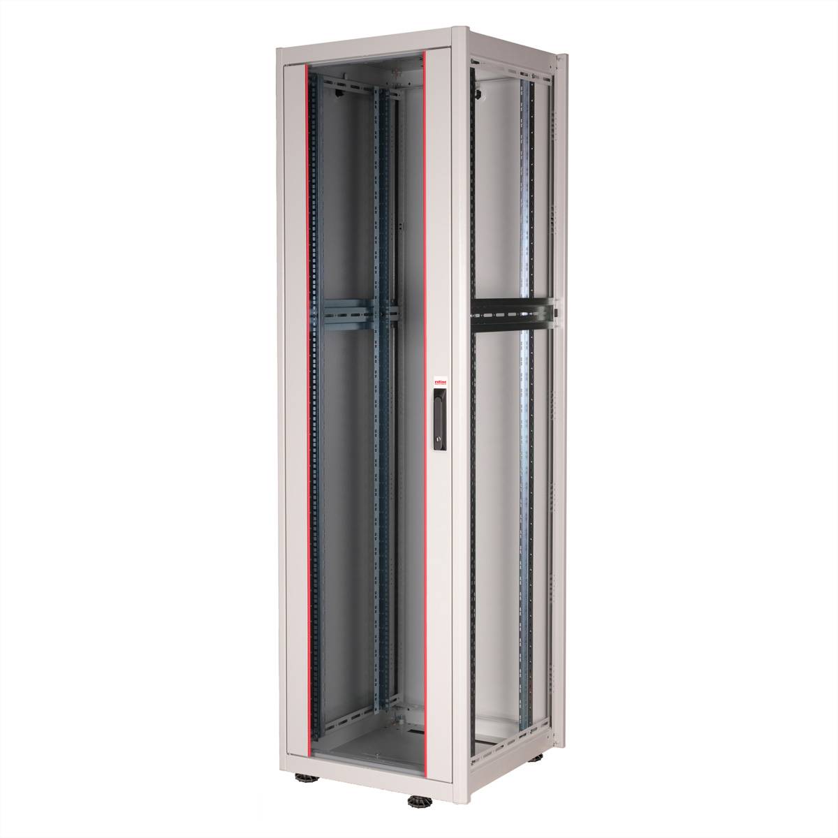 Roline Basic - Gehäuse Netzwerkschrank - mit Glastür, 600 x 600 mm (B x T)