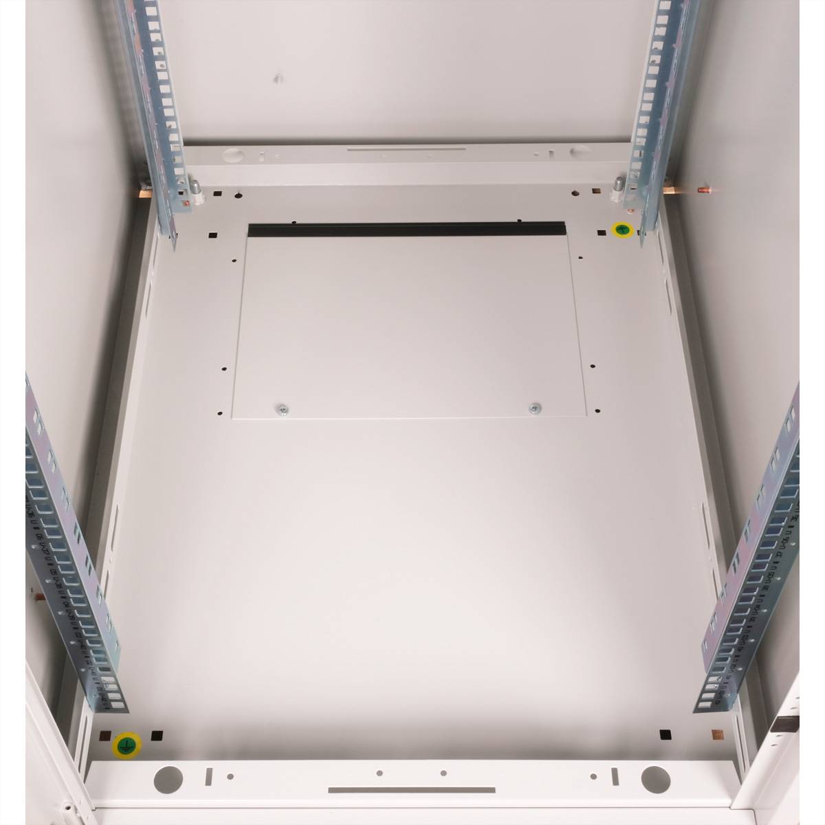 Roline Basic - Schrank Netzwerkschrank - Glas Tür, 600x800 BxT - RAL 7035, Hellgrau - 42HE - 48.3 cm (19"")