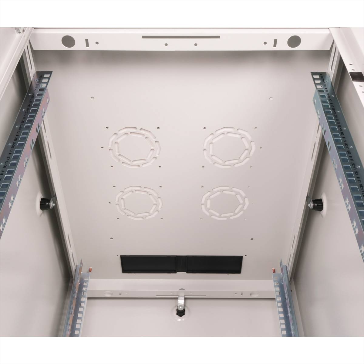 ROLINE 19-Zoll Netzwerkschrank Basic 42 HE, 600x800 BxT Glastür grau