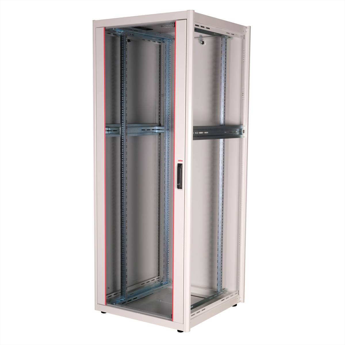 Roline Basic - Schrank Netzwerkschrank - Glas Tür, 800 x 800 (B x T)