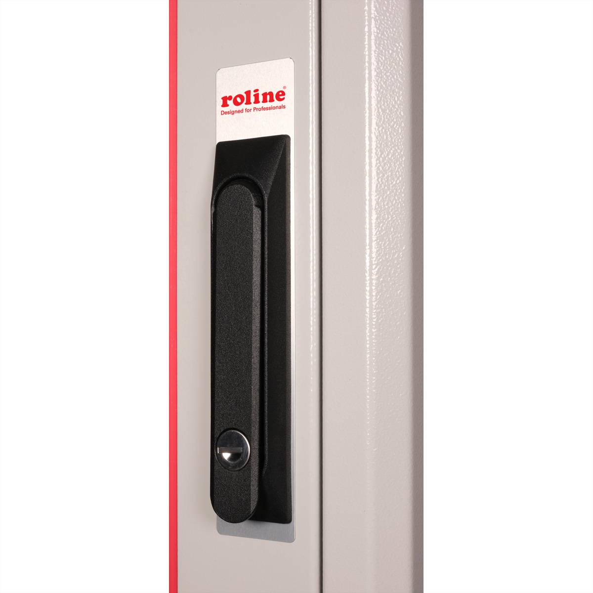 Roline Basic - Schrank Netzwerkschrank - Glas Tür, 800 x 800 (B x T)