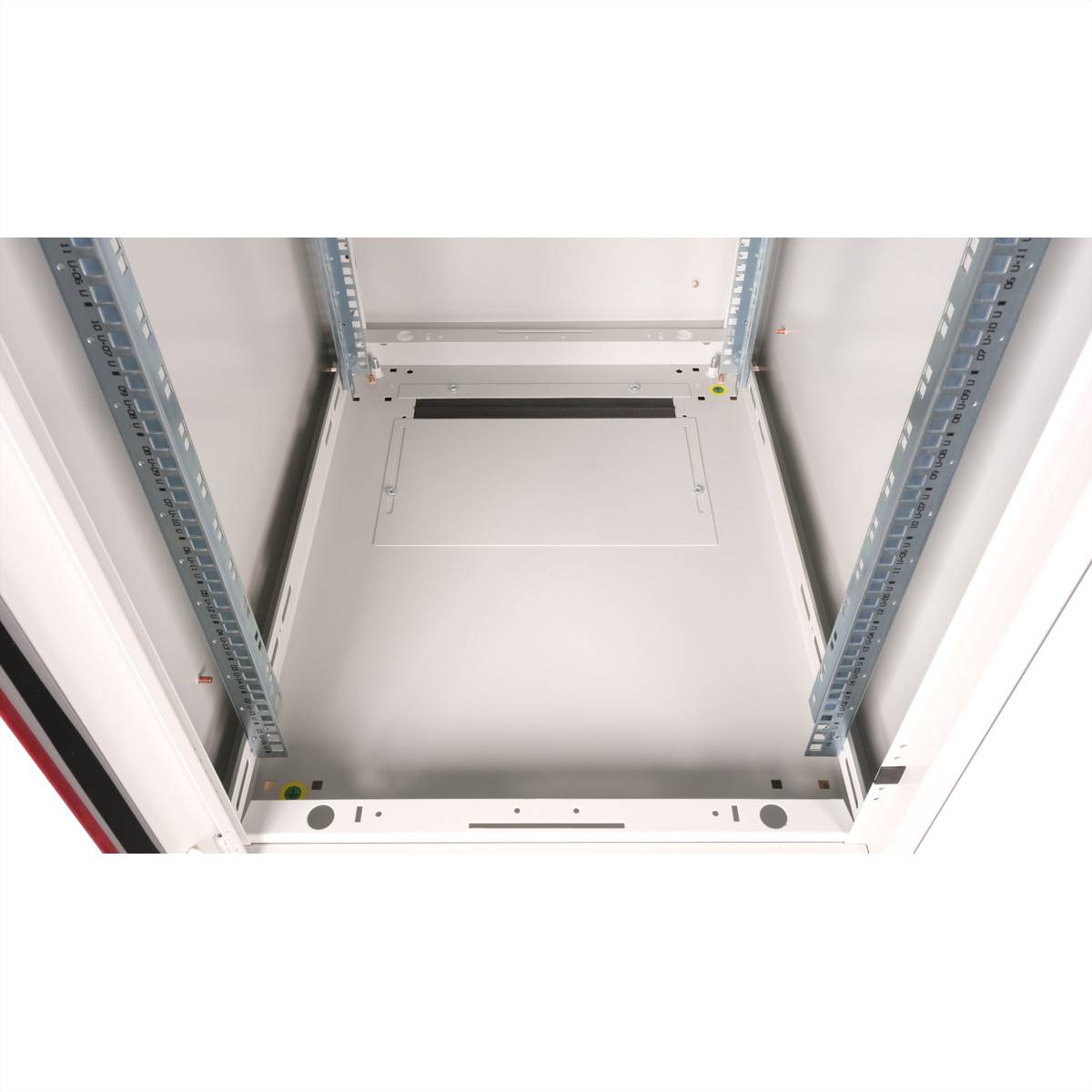 ROLINE 19-Zoll Netzwerkschrank Pro 16 HE, 600x800 BxT Glastür grau