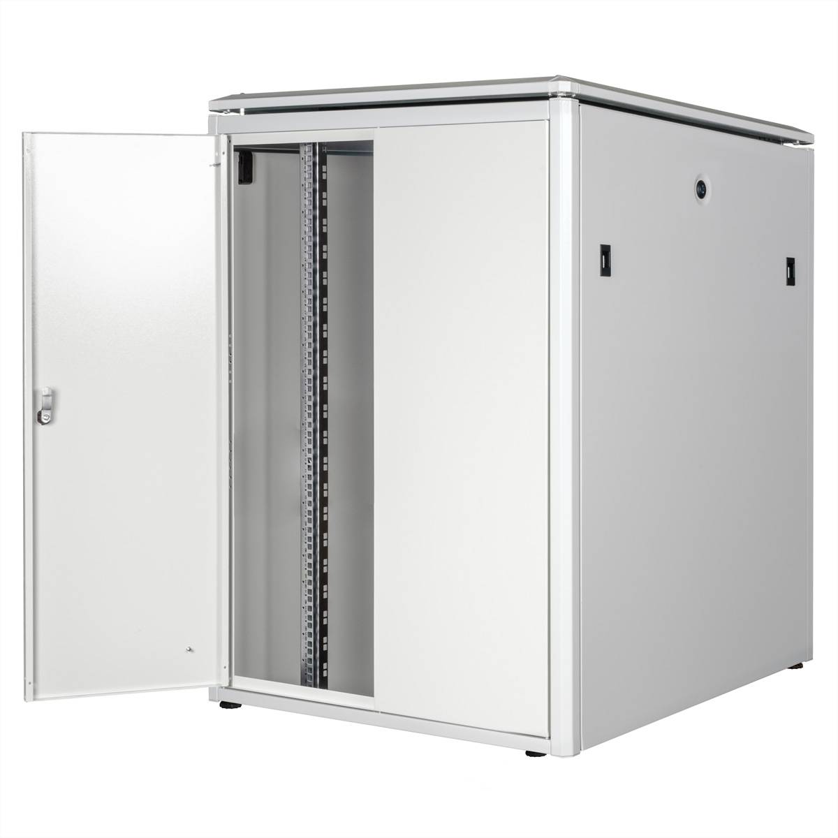 ROLINE 19-Zoll Netzwerkschrank Pro 22 HE, 800x800 BxT Glastür grau