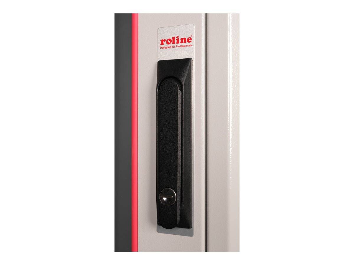 ROTRONIC-SECOMP - Roline Pro - Schrank Netzwerkschrank - Hellgrau, RAL 7035 - 26U - 48.3 cm (19"")