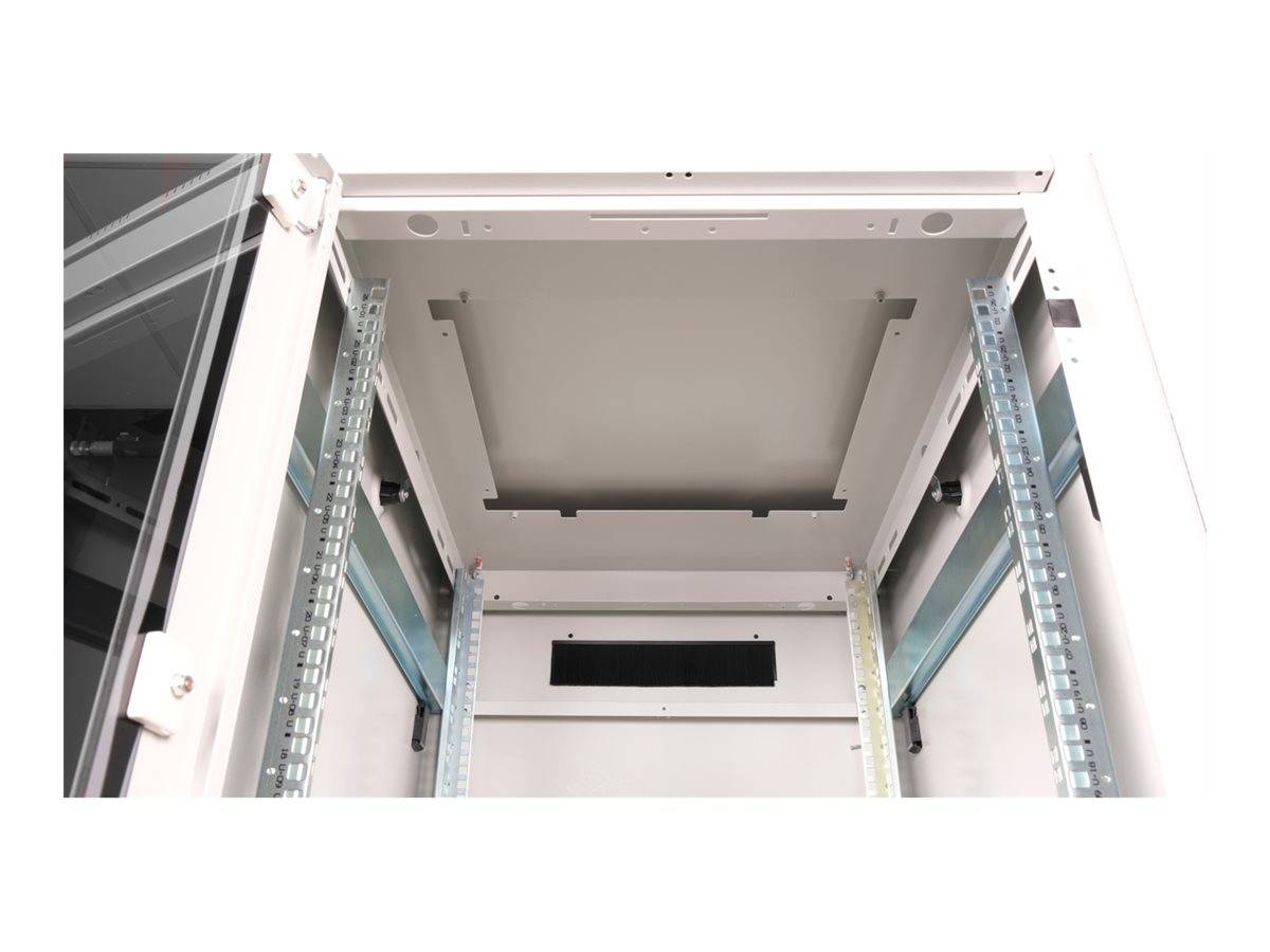 ROTRONIC-SECOMP - Roline Pro - Schrank Netzwerkschrank - mit Glastür, 600 x 800 mm (B x T)