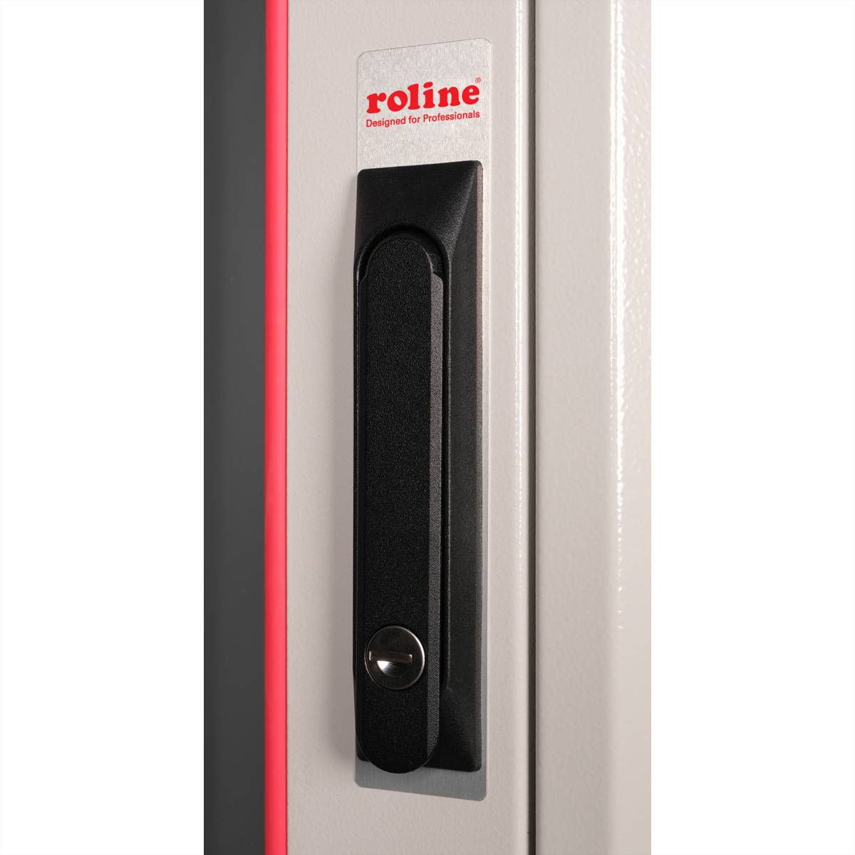 ROLINE 19-Zoll Netzwerkschrank Pro 32 HE, 600x600 BxT Glastür grau