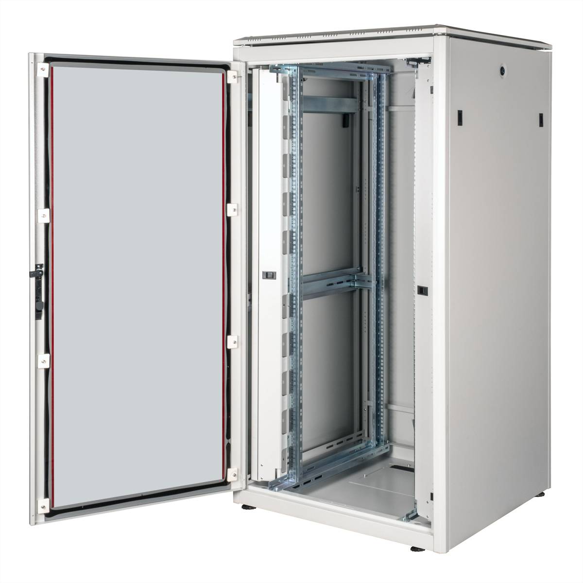 ROLINE 19-Zoll Netzwerkschrank Pro 32 HE, 800x800 BxT Glastür grau