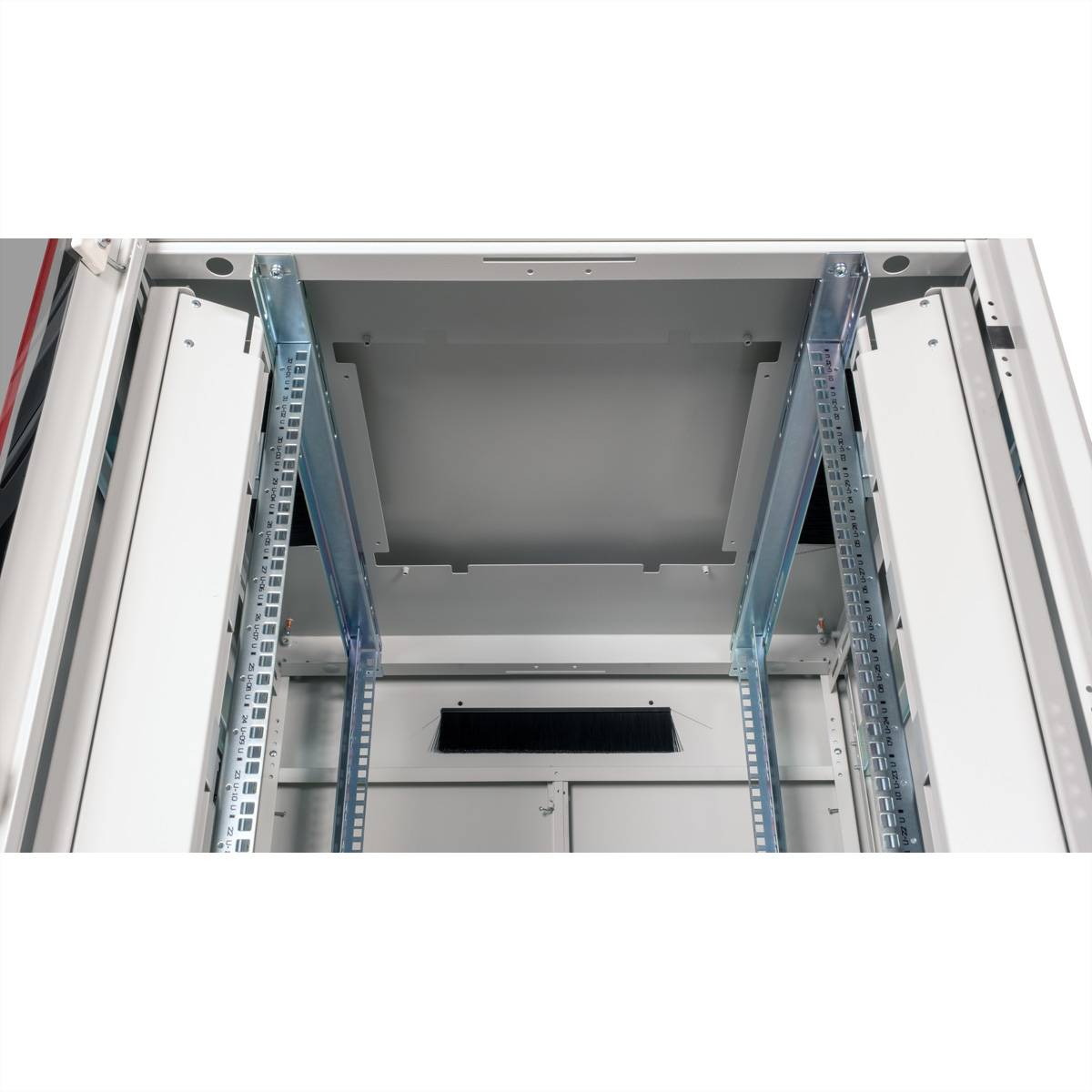 ROLINE 19-Zoll Netzwerkschrank Pro 32 HE, 800x800 BxT Glastür grau