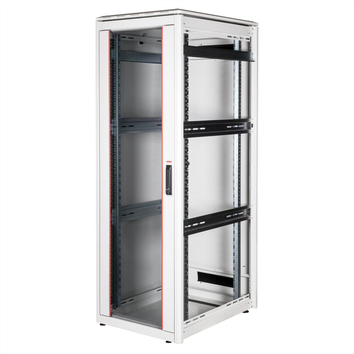 ROLINE 19-Zoll Netzwerkschrank Pro 36 HE, 600x800 BxT Glastür grau