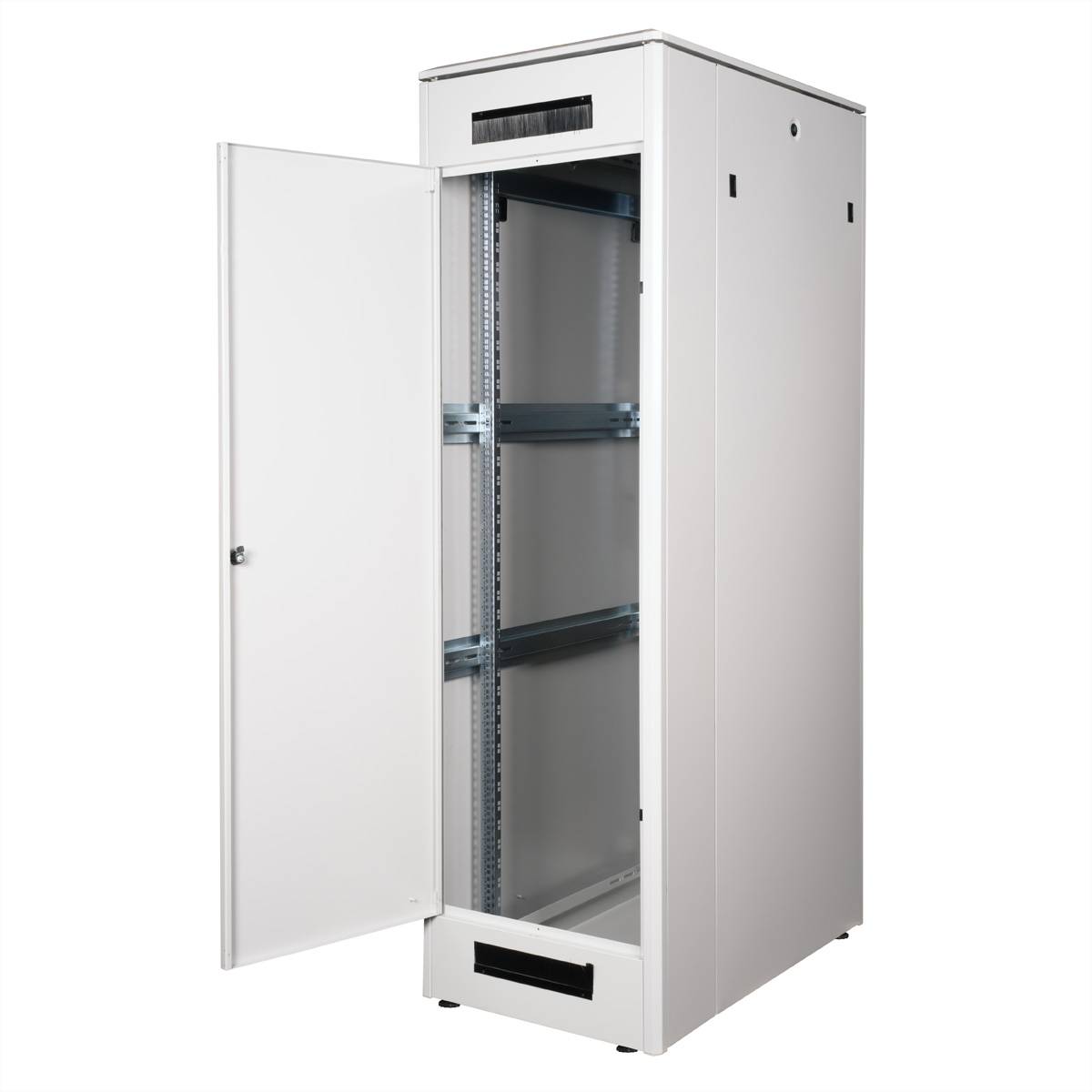 ROLINE 19-Zoll Netzwerkschrank Pro 42 HE, 600x1000 BxT Glastür grau