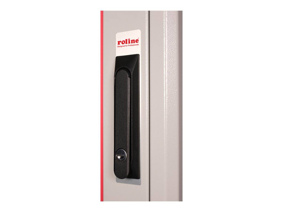 ROTRONIC-SECOMP - Roline Pro - Schrank Netzwerkschrank - mit Glastür, 600 x 600 mm (B x T)