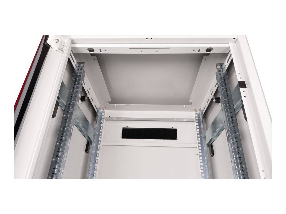 ROTRONIC-SECOMP - Roline Pro - Schrank Netzwerkschrank - mit Glastür, 600 x 600 mm (B x T)
