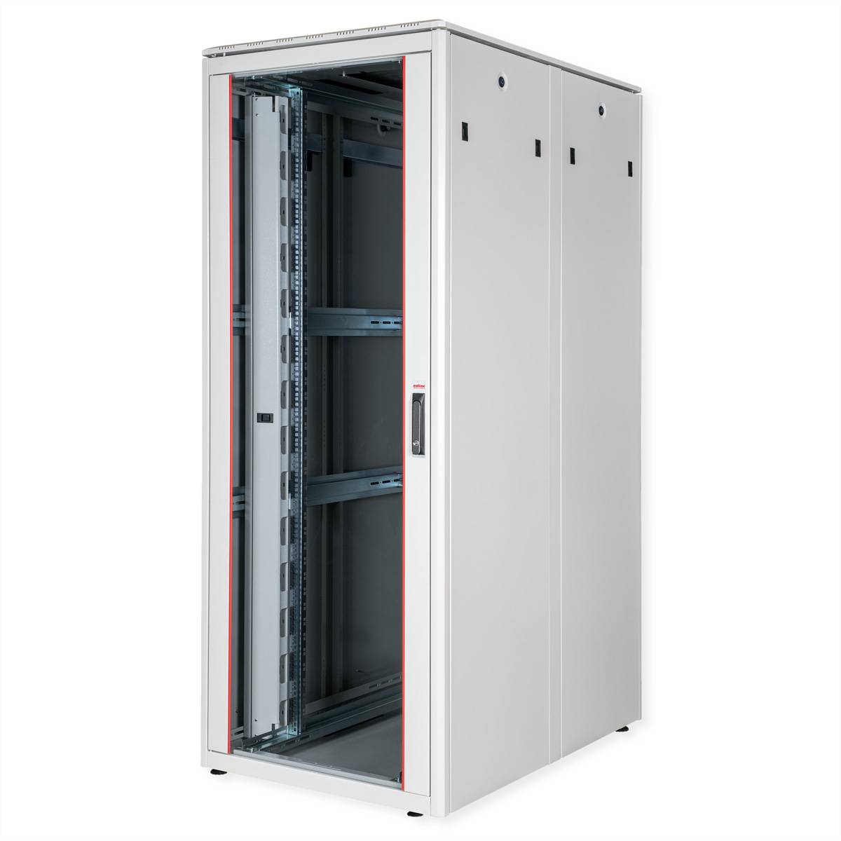 Roline Pro - Schrank Netzwerkschrank - mit Glastür, 800 x 1200 mm (B x T)