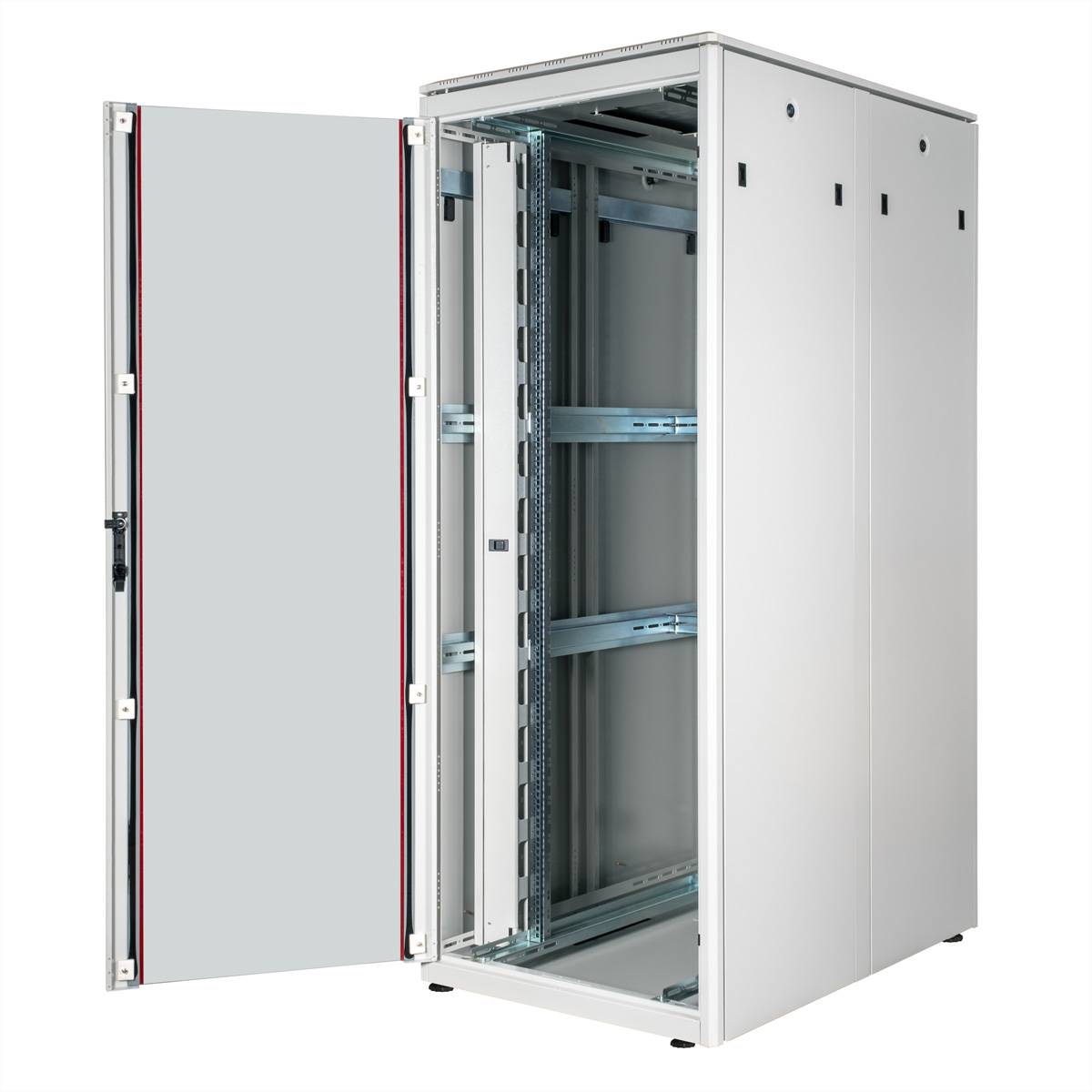 ROLINE 19-Zoll Netzwerkschrank Pro 42 HE, 800x1200 BxT Glastür grau