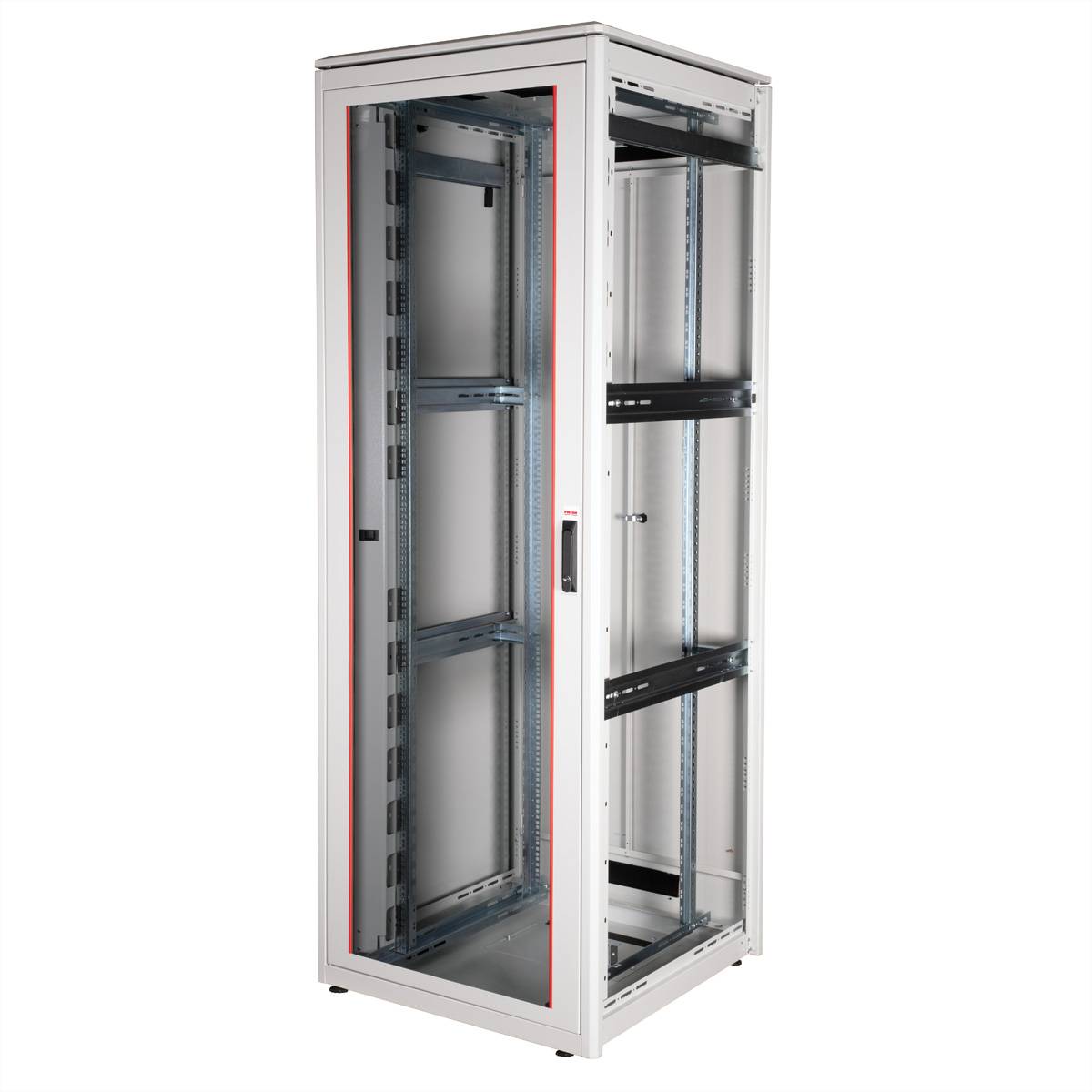 ROLINE 19-Zoll Netzwerkschrank Pro 47 HE, 800x800 BxT Glastür grau