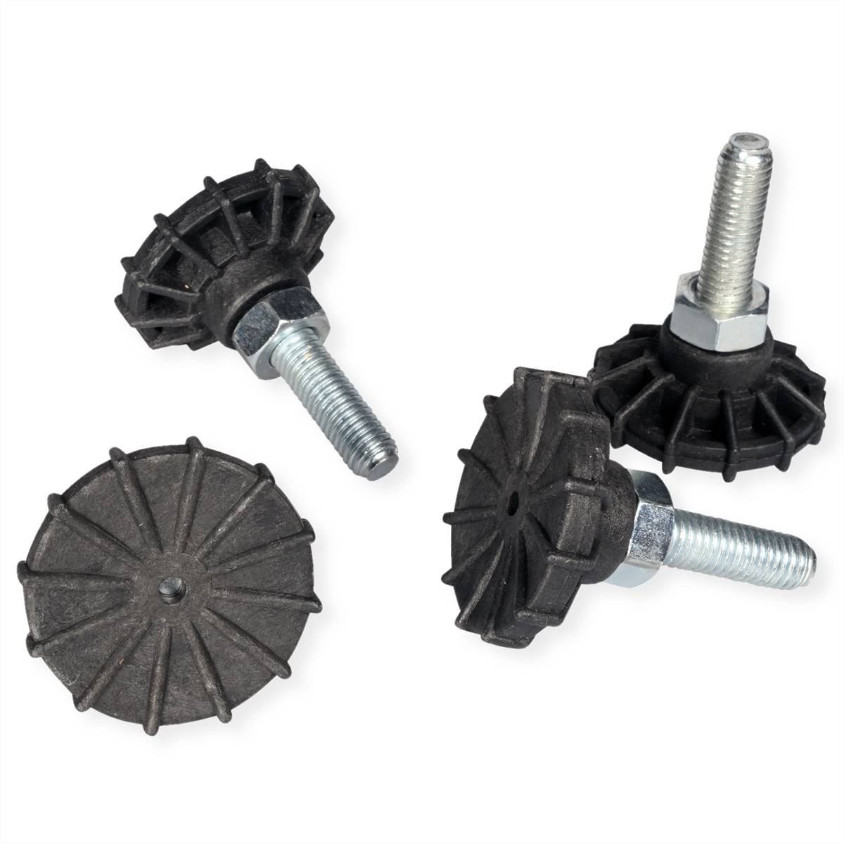 ROLINE 19-Zoll Nivellierfüße, 4 Stück