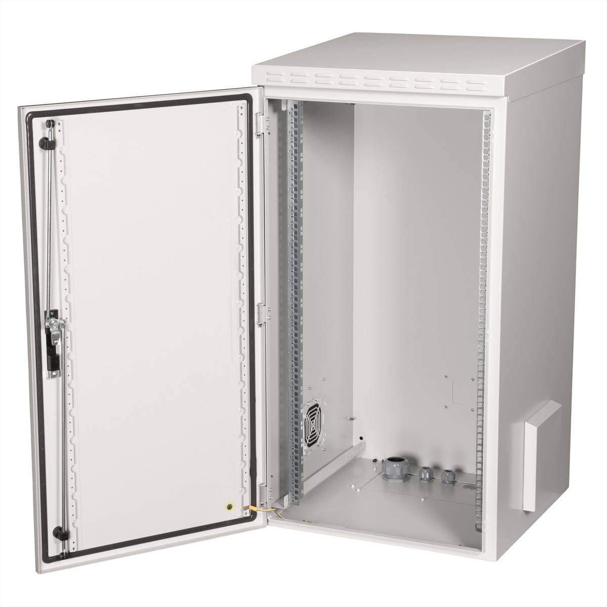 ROLINE 19-Zoll Wandgehäuse Pro 22 HE, 600x600 BxT IP55 outdoor grau